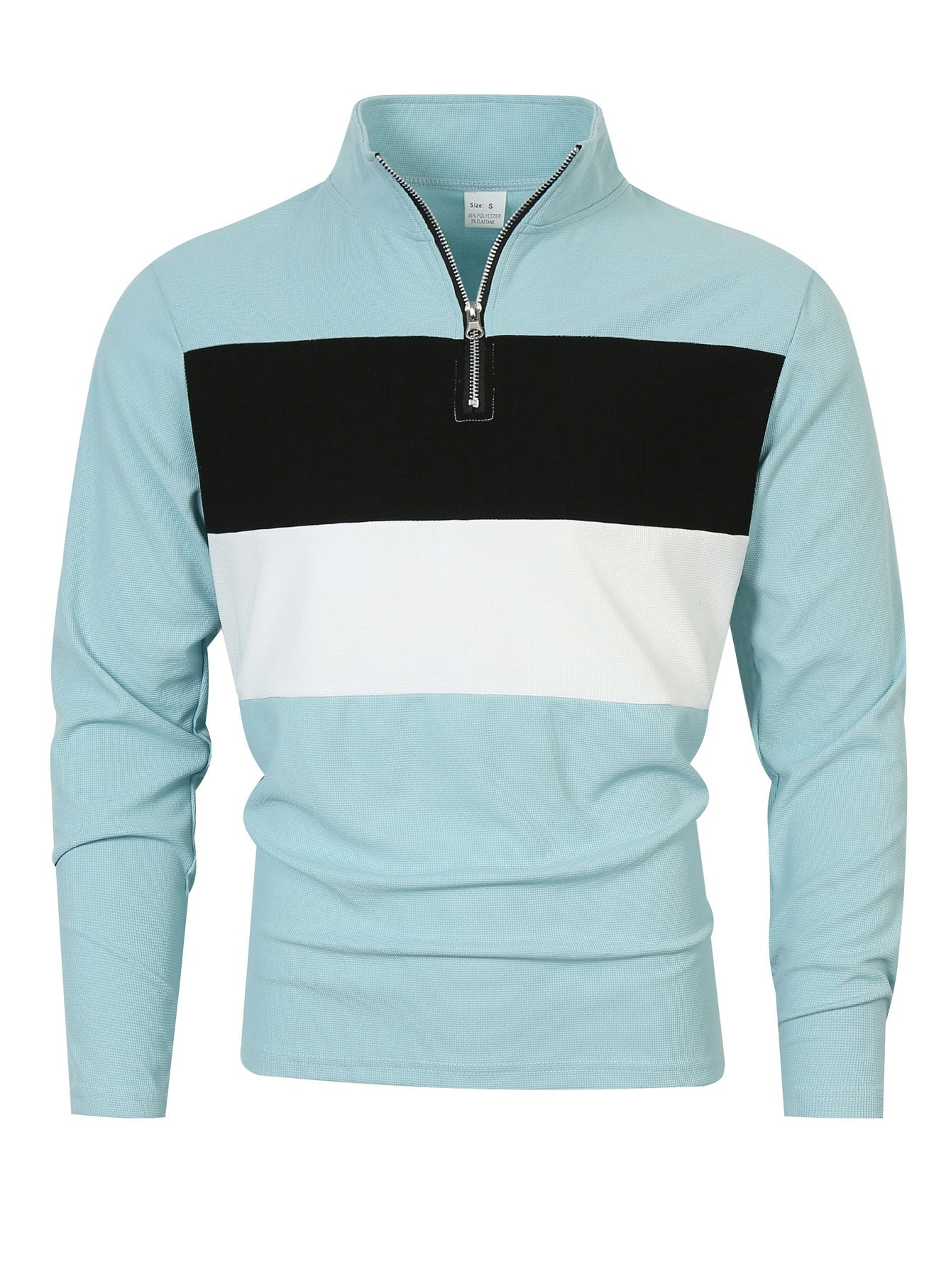 Herren Pullover Modern Reißverschluss Freizeit Style