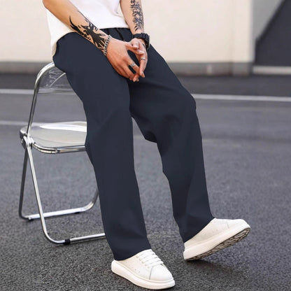Bequeme Herren Chino Hosen Lockere Freizeithosen