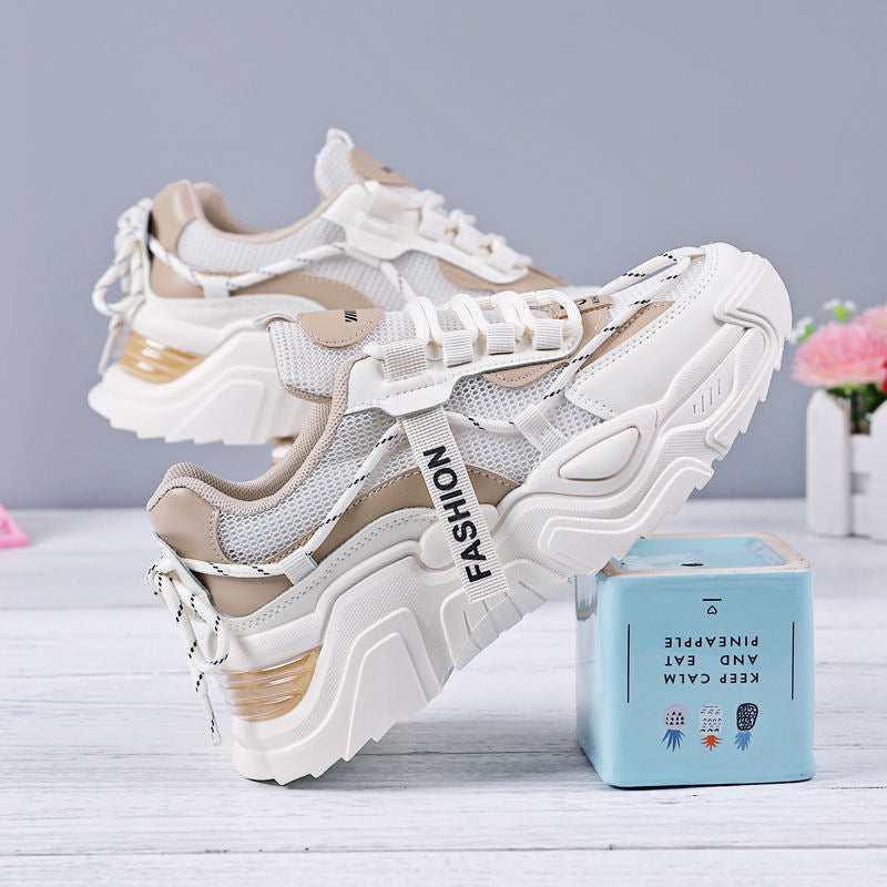 Damen Sneaker Sportlich Futuristisch Mesh