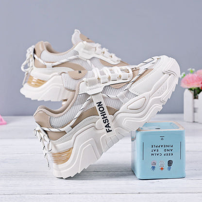 Damen Sneaker Sportlich Futuristisch Mesh