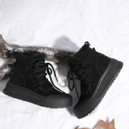 Damen Winterstiefel Sneaker Boots Warm Isoliert Rutschfest