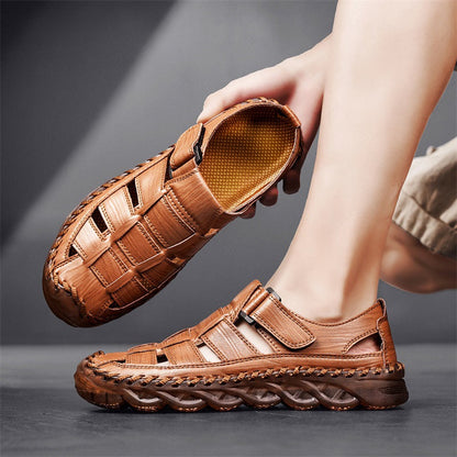 Damen Leder Schuhe Bequem Klettverschluss Freizeit