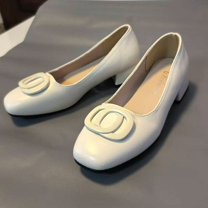 Damen Pumps Elegante Schnalle mit Dekoration Damen Schuhe
