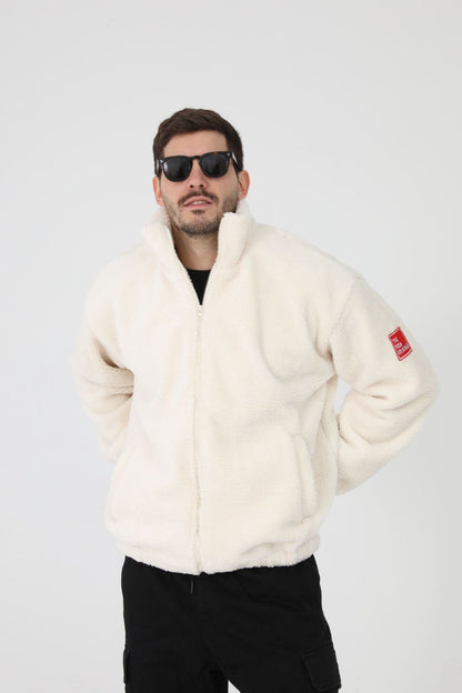 Herren Fleecemantel Warm Bequem Outdoor