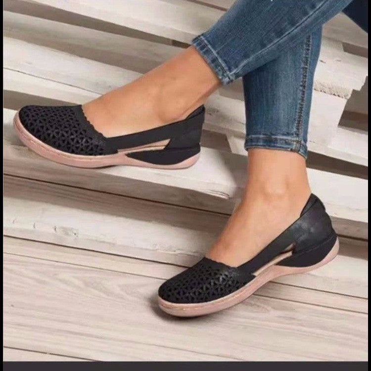 Damen Clogs atmungsaktiv Lochmuster Bequem Heidi