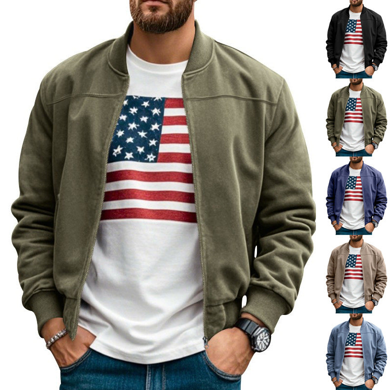 Herren Bomberjacke Modern Schnitt Praktisch - BerlinGlamour