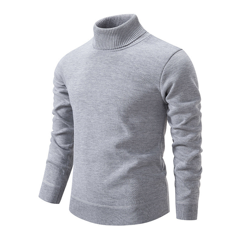 Herren Rollkragenpullover Weich Strickig Modern Berlin