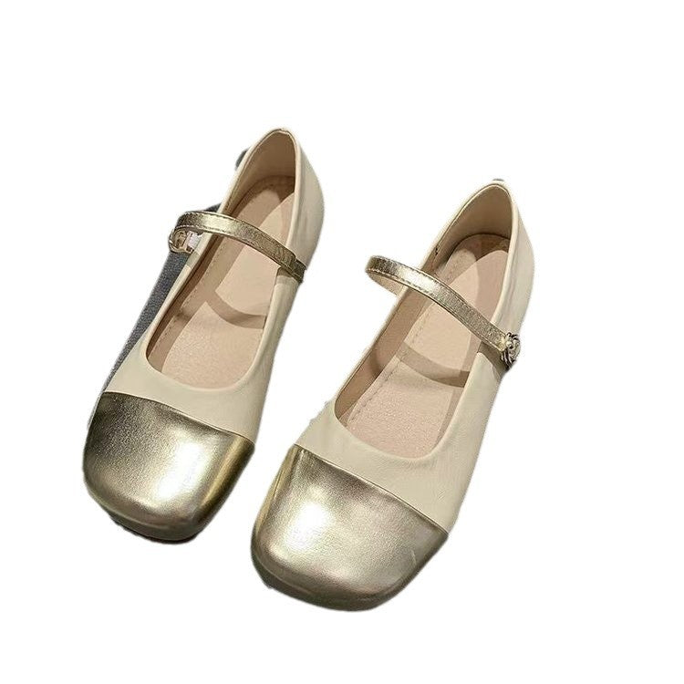 Damen Ballerinas Elegant Glänzend Schuhe für Frauen