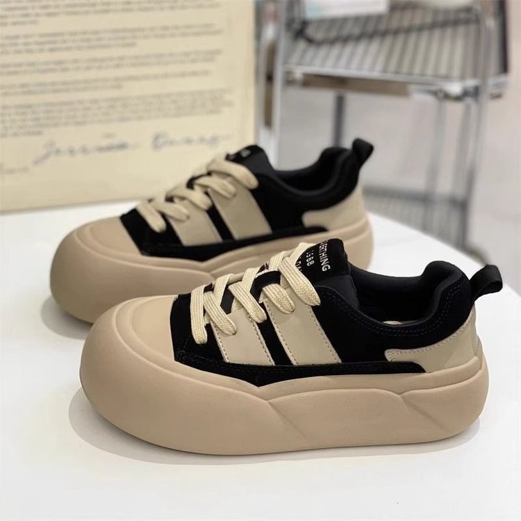 Damen Sneaker Hohe Sohle Atmungsaktiv Sportlich