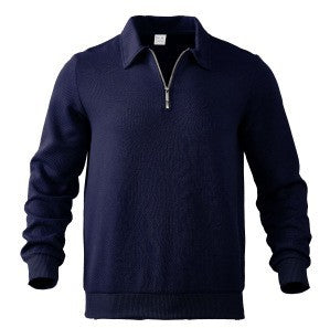 Herren Sweatpullover Strukturiert Halblang Reißverschluss Modern