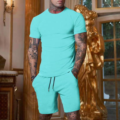 Herren Sportset Weich Baumwolle Elastisch Bequem
