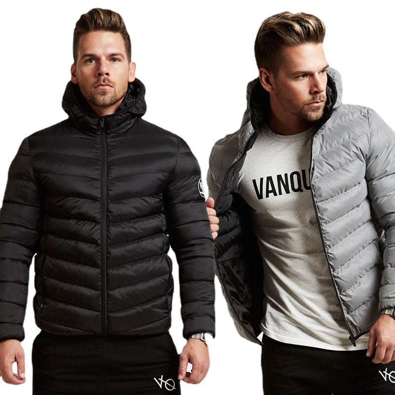 Herren Daunenjacke Leicht Wasserabweisend