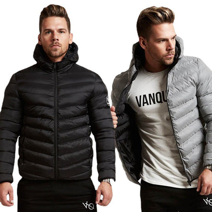 Herren Daunenjacke Leicht Wasserabweisend