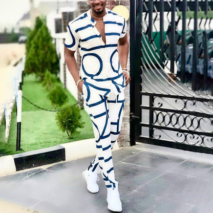 Herren Jumpsuit Modern Glamour Style