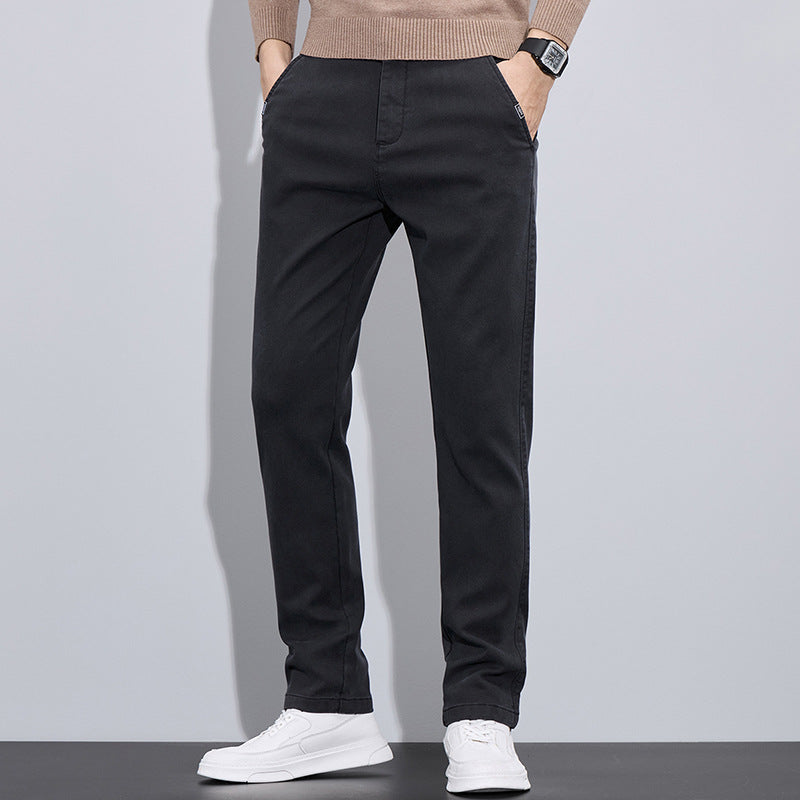 Herren Chinos Slim Fit mit Taschen Elegant Modern