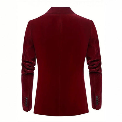 Herren Samtblazer Elegant Schimmernd Berlin Style