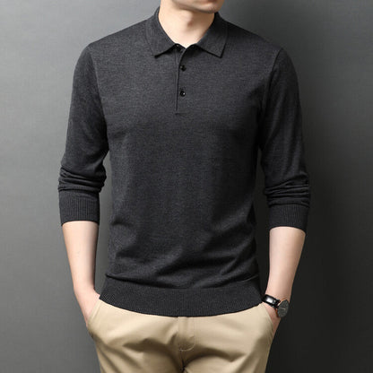 Eleganter Herren Strickpullover Polokragen Modern - BerlinGlamour