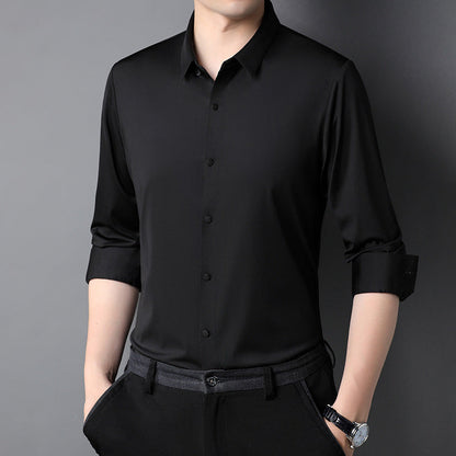 Elegantes Herren Langarmhemd atmungsaktiv Modern Slimfit