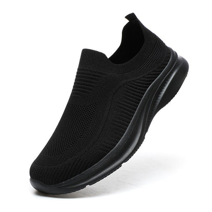 Damen Sneaker Bequem Atmungsaktive Laufschuhe Slip-On