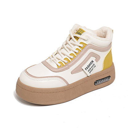 Damen Sneaker High-Top Warm gefüttert Robust