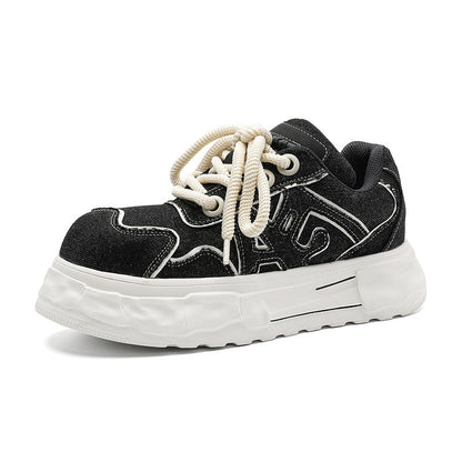 Damen Sneaker Trendy Sportlich Weiße