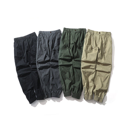 Herren Cargo-Hosen Elastisch Bequem Freizeit - BerlinGlamour