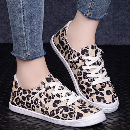 Damen Sportschuhe Canvas Bequem Schnürsenkel Mode