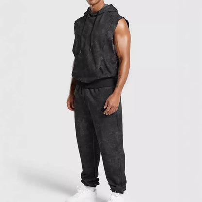 Herren Sport Set Kapuzenshirt Jogginghose Komfort