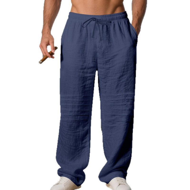Herren Strandhose Lässig Bequem mit Taschen Sommer