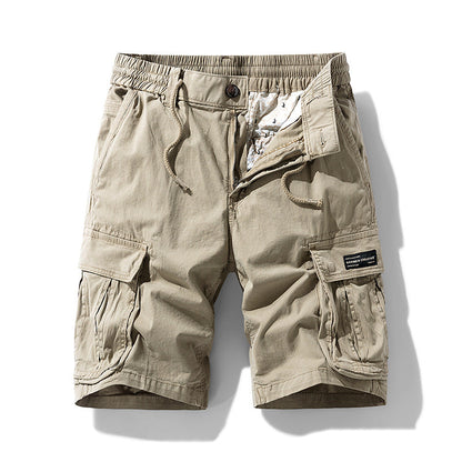Herren Cargoshorts Elastisch Mit Taschen Sportlich