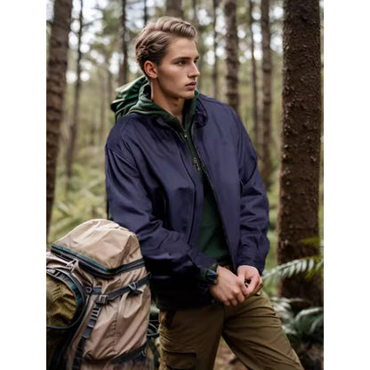 Herren Windjacke Sportlich Wasserabweisend