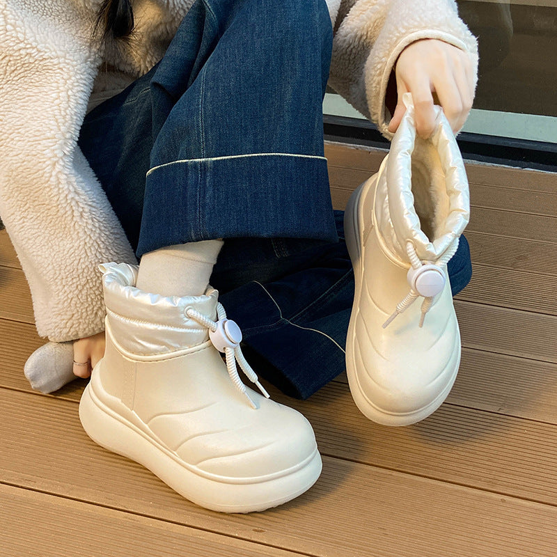Damen Winterstiefel Warm Wasserdicht Mit Weichem Innenfutter
