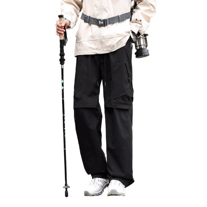 Herren Outdoor-Hose Cargo-Style mit verstellbarem Bund und Taschen