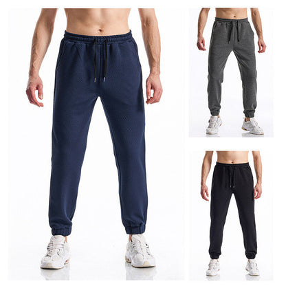 Herren Sport Hose Freizeitbeleuchtung Strukturiert Elegant