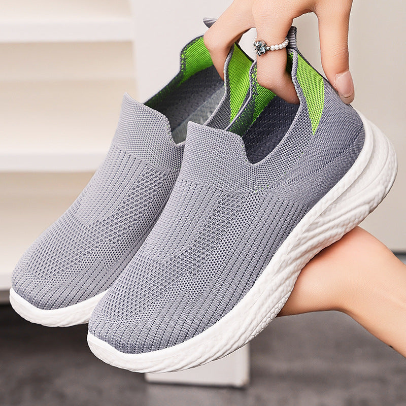 Damen Sneaker Leicht Atmungsaktiv Flexibel Bequem