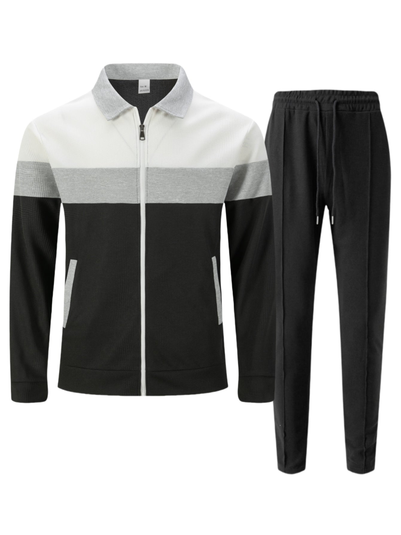 Herren Trainingsanzug Sport Set Atmungsaktiv Funktionsjacke