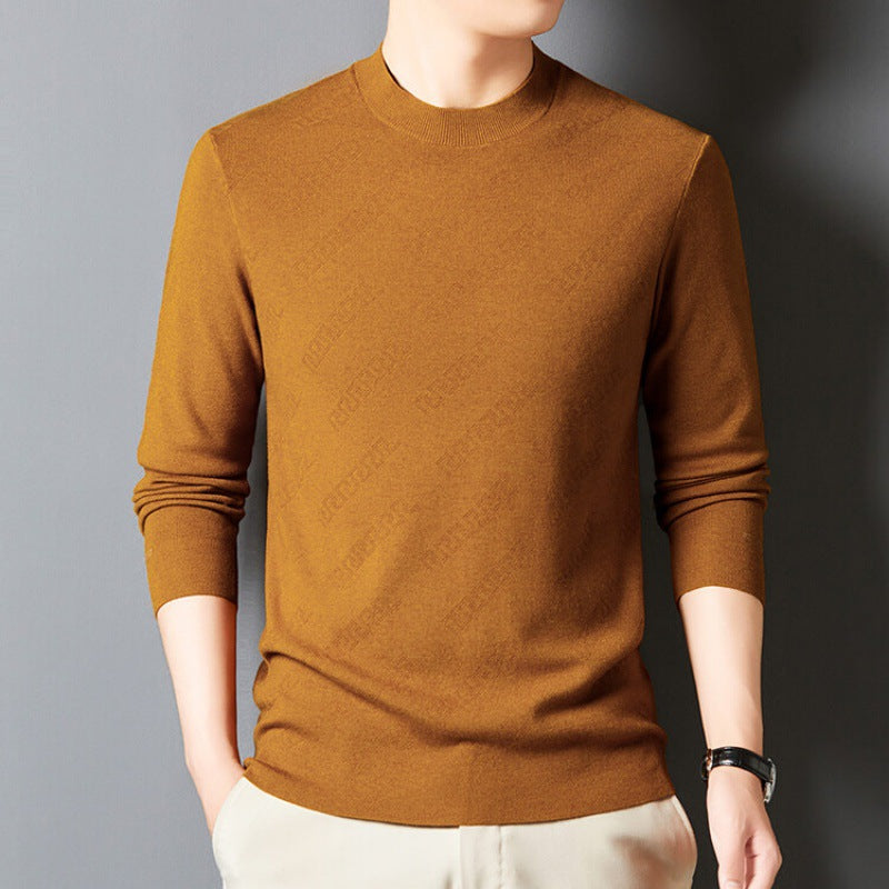 Herren Pullover Rundhals Eleganter Baumwolle Qualität