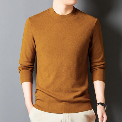 Herren Pullover Rundhals Eleganter Baumwolle Qualität