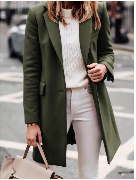 Eleganter Damen Langblazer Modern