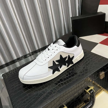 Damen Sneaker Sternen Applikation Fashion Damen Schuhe