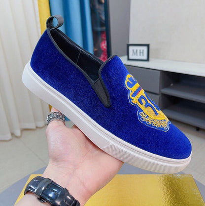 Damen Sneaker Slip On Bequem Mit Zierdetail
