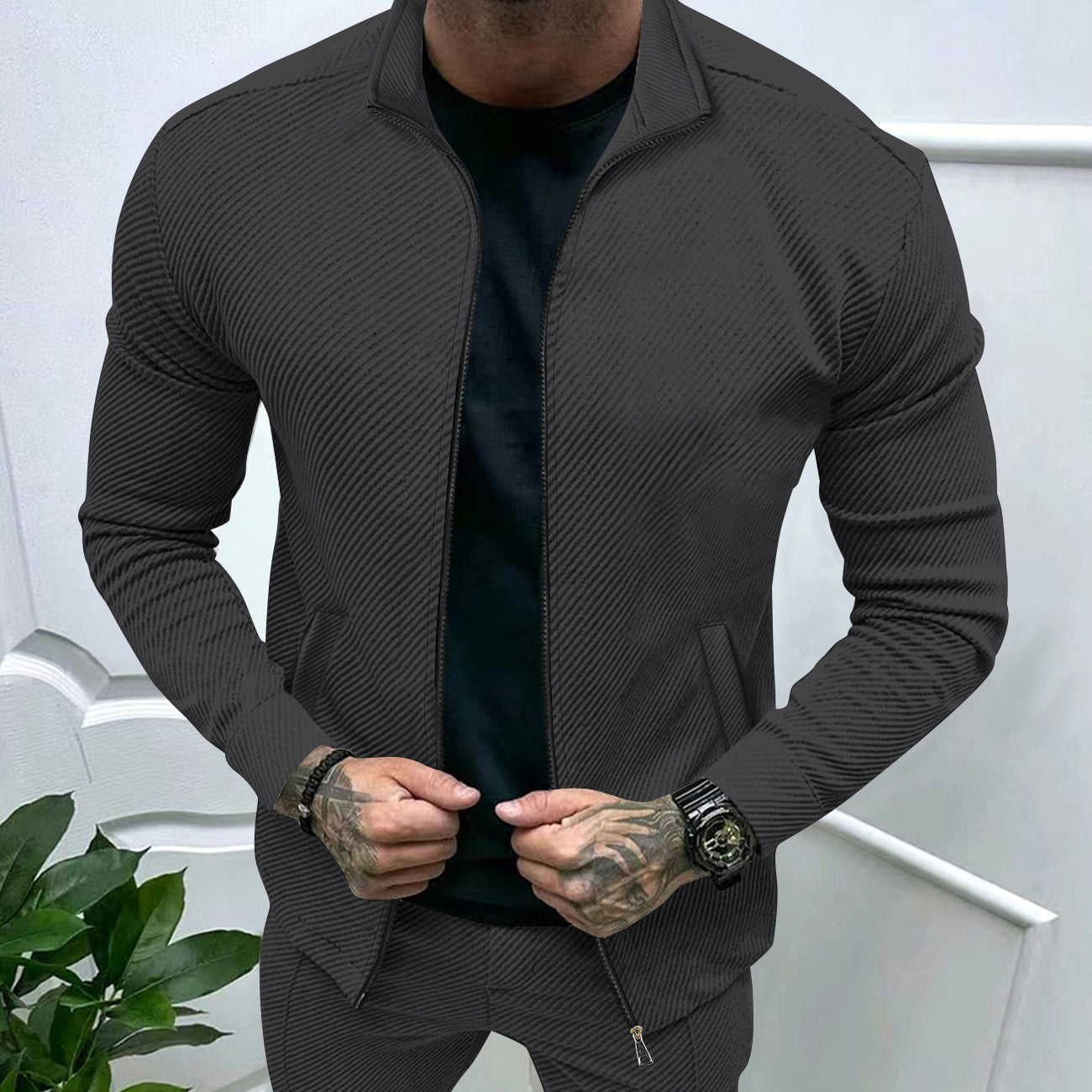 Herren Sportjacke Berlin Trendig Wasserdicht