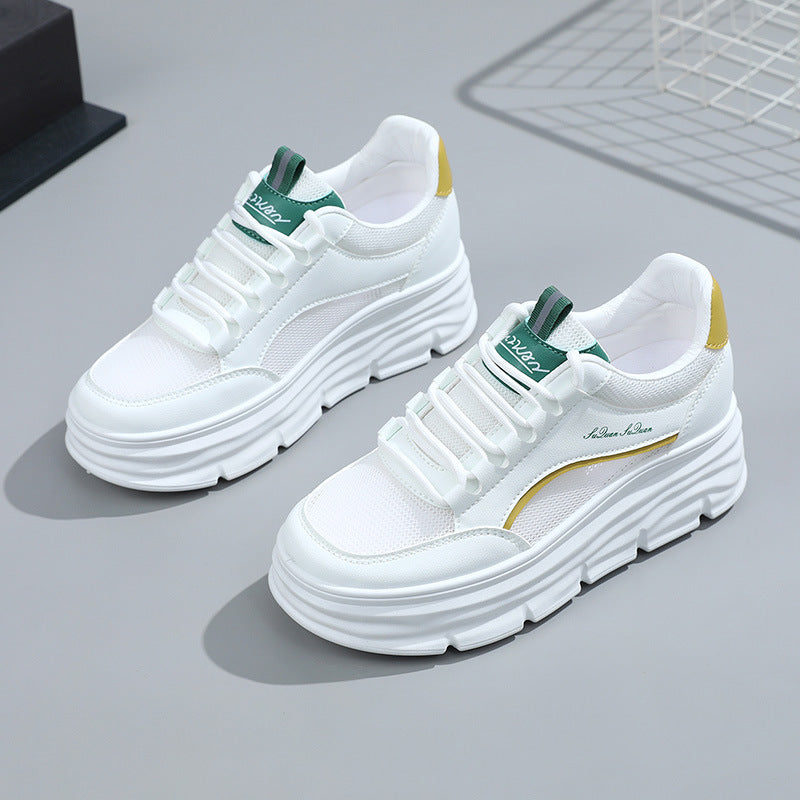 Damen Sneaker Plattform Schuhe Bequem Flexibel