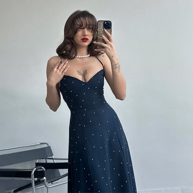 Damen Midikleid Elegant Spitze Träger Kleinanzeigen Modern - BerlinGlamour