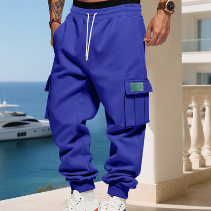 Bequeme Herren Jogginghose Cargo mit Taschen Sportlich