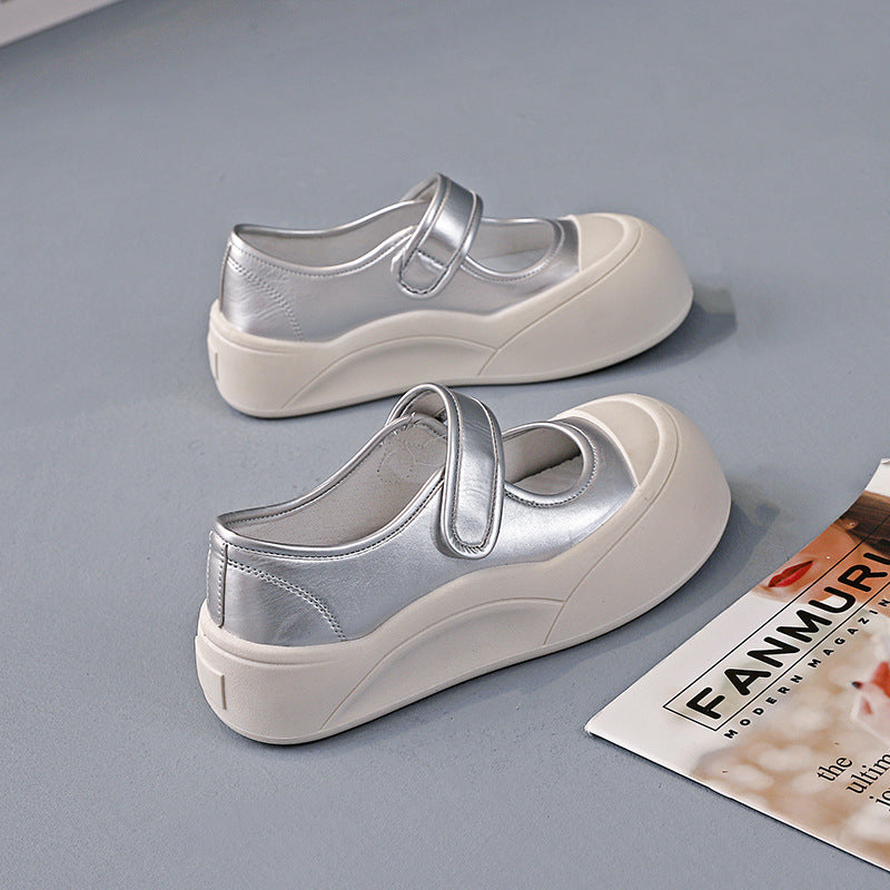 Damen Clogsneaker Bequem Klettverschluss Rutschfest
