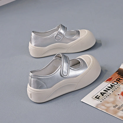 Damen Clogsneaker Bequem Klettverschluss Rutschfest