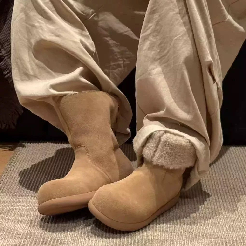 Damen Winterboots Weich Gefüttert Warme Stiefel - BerlinGlamour