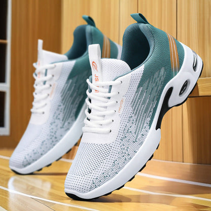 Damen Laufschuhe Leicht Atmungsaktiv Mesh Sportschuhe - BerlinGlamour