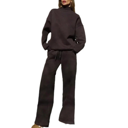 Damen Sportset Sweatshirt Hose Jogging Set Frauen